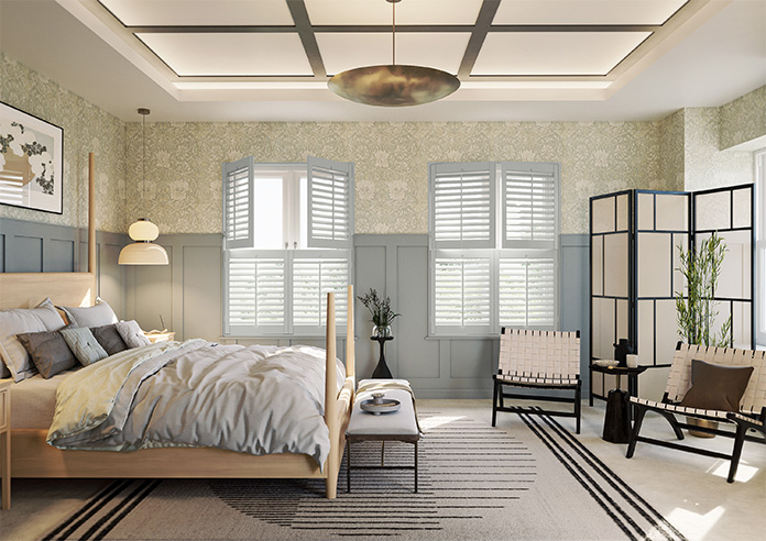 Bromley, Smoke Grey - Tier on Tier Twist&Fit Plantation Shutter - Image 9